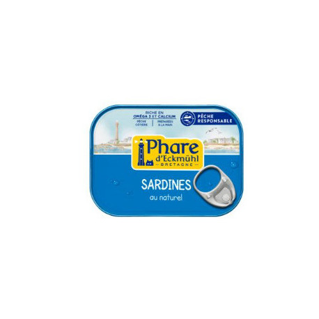 SARDINES ENTIERES NATUREL 135G