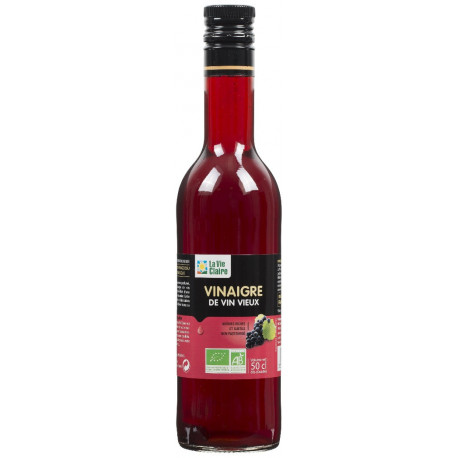 Vinaigre de vin vieux, non pasteurisé.