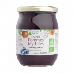 PUREE POMME MYRTILLE 560G