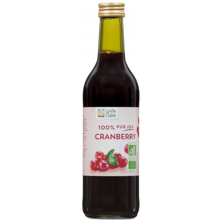 100% Pur jus de cranberry