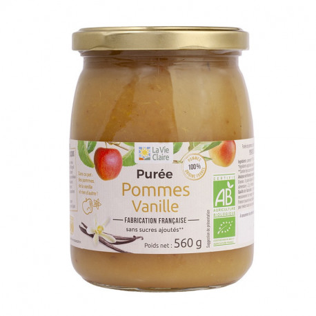 Purée pommes vanille