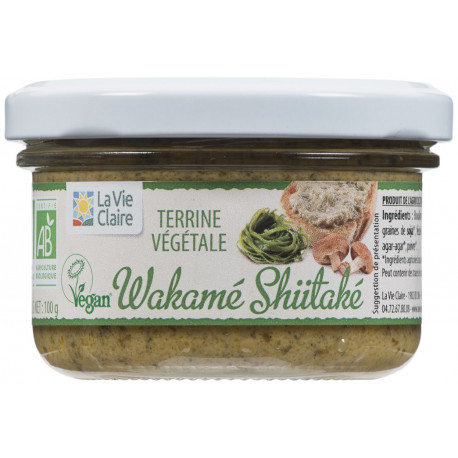 Terrine  végétal wakamé shiitaké.