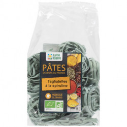 Tagliatelles à la spiruline bio