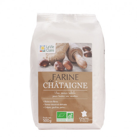 Farine de châtaigne bio