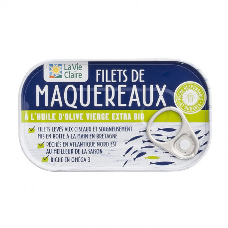 FILETS MAQUEREAUX H.OLIVE 118G