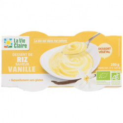 Dessert de riz saveur vanille