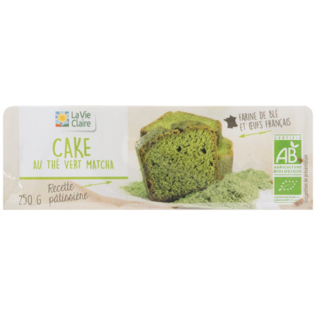 Cake au thé Matcha