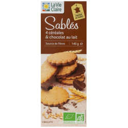 SABLES CHOCOLAT AU LAIT BIO