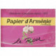 PAPIER D'ARMENIE LA ROSE