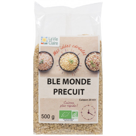 Blé mondé précuit bio