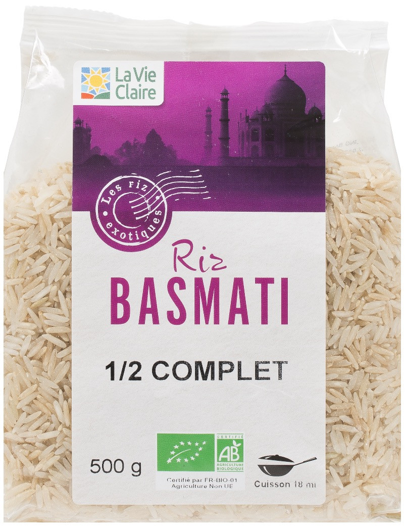 Commander et faire livrer du riz complet Bio Basmati