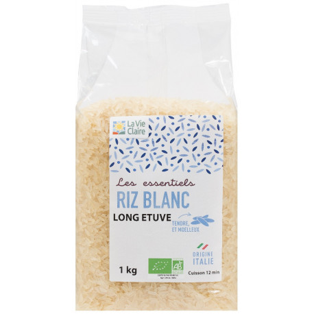 Riz long blanc étuvé bio