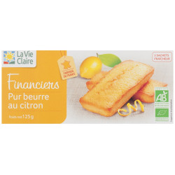 Financiers pur beurre au citron