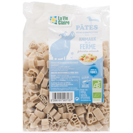 Pâtes semi-complètes Animaux de la ferme