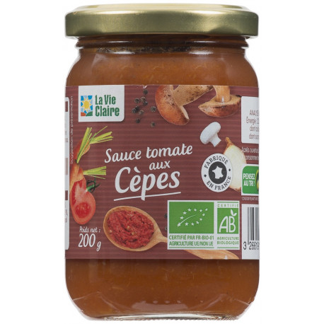 Sauce tomate aux cèpes