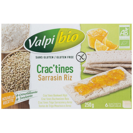 CRAC'TINE AU SARRASIN S/GLUTEN