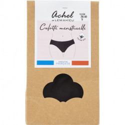 CULOTTE MENSTRUELLE NOIRE S