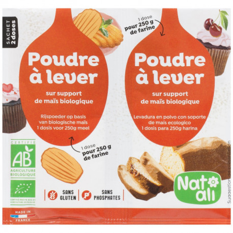 POUDRE A LEVER SACHET DOUBLE