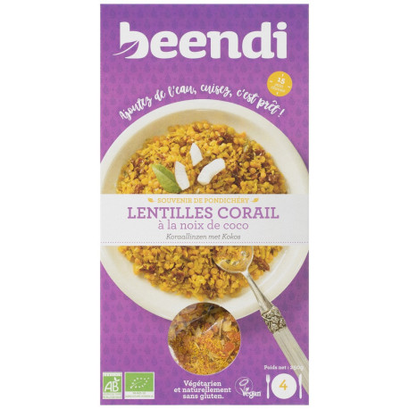 DAL LENTILLES CORAIL COCO 250G