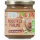 Pâte à tartiner, noisettes praliné, 54% de noisettes.