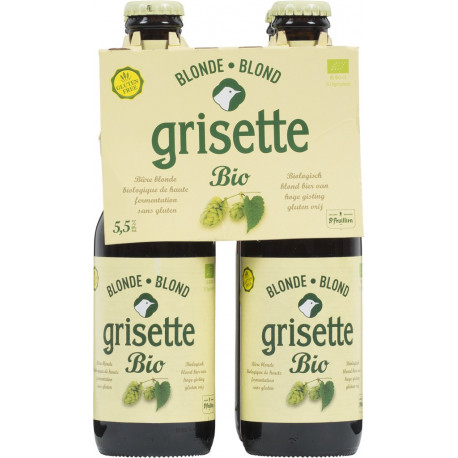 BIERE BLONDE GRISETTE 25CL X4