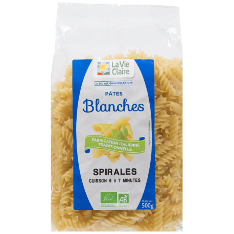 Spirales blanches bio