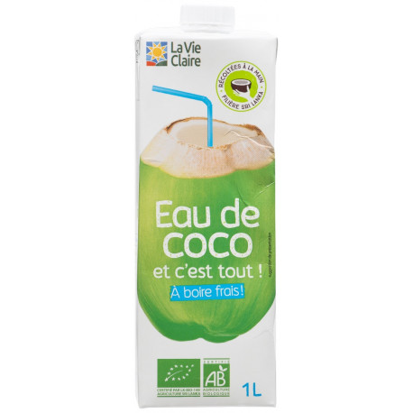 Eau de coco bio sans sucres ajoutés CARREFOUR BIO