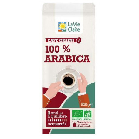 CAFE PUR ARABICA GRAINS 500G