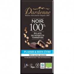 Tablette noir 100% eclat noisette