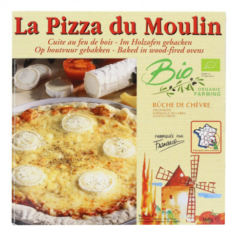 Pizza bûche de chèvre