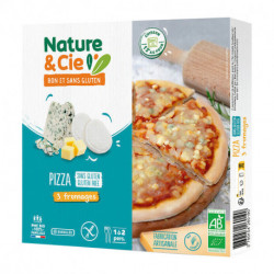 Pizza 3 fromages sans gluten