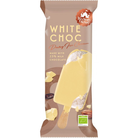 Esquimau géant enrobé chocolat blanc