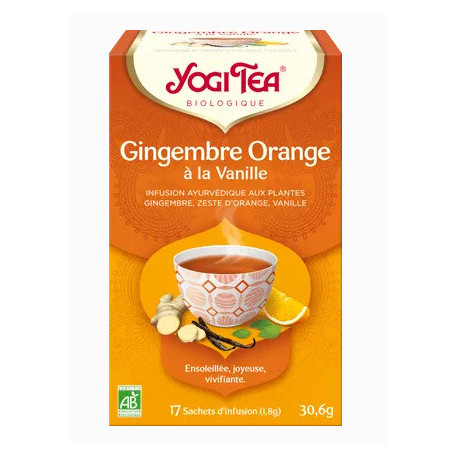 YOGI TEA GINGEMBRE ORANGE VANI