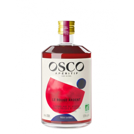 OSCO LE ROUGE ARDENT APERITIF SS ALCOOL BIO 70CL