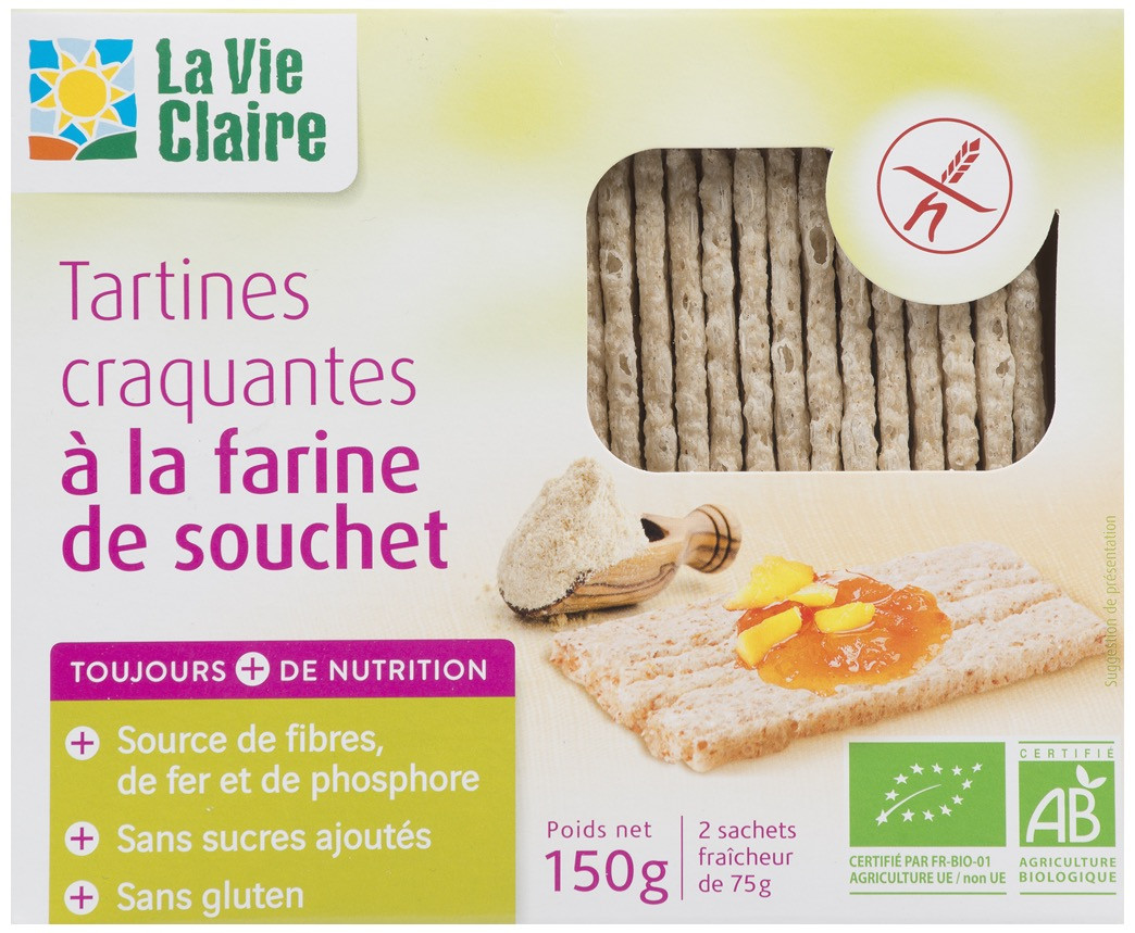 Tartines craquantes bio figue - Le pain des fleurs - 150 g