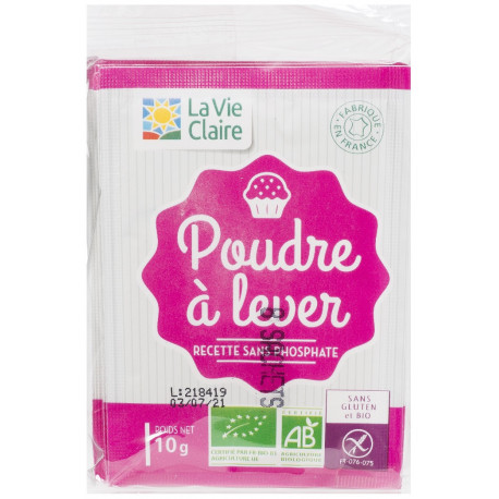 Poudre à lever sans gluten