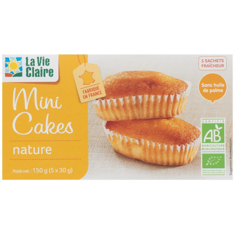 Mini cakes nature bio