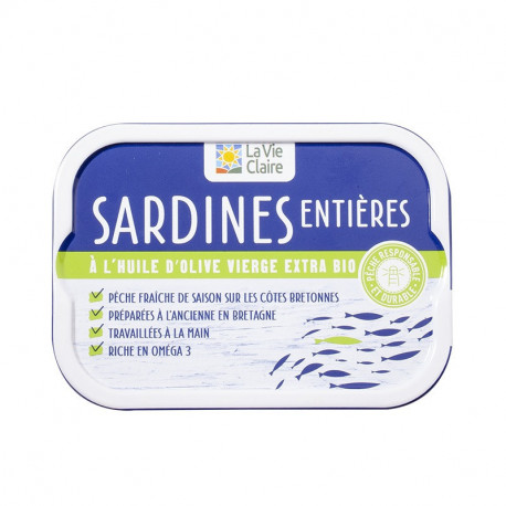 SARDINES ENTIERES H.OLIVE 115G