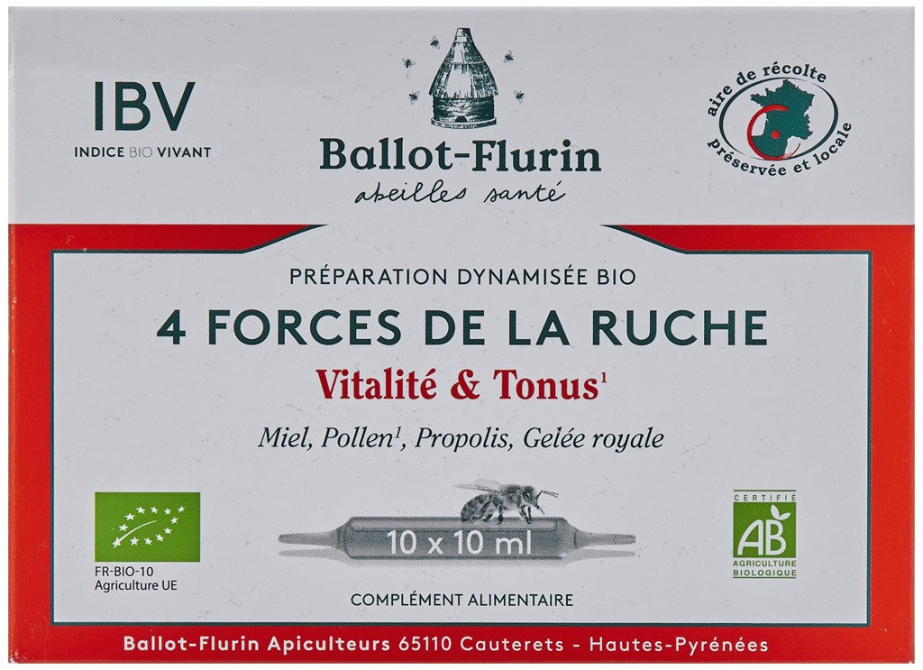 Préparation Dynamisée Bio 4 Forces de La Ruche - Ballot-flurin