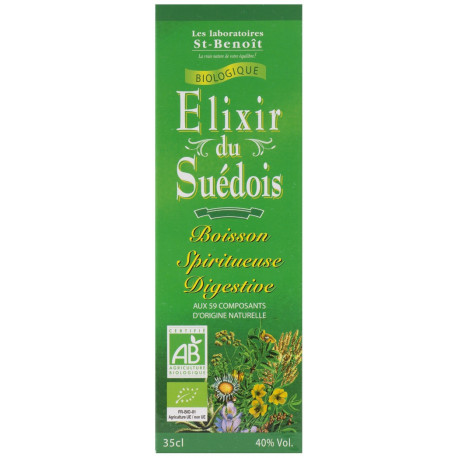 ELIXIR SUEDOIS 40° BIO 35CL