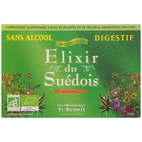 ELIXIR SUEDOIS BIO 20 AMPOULES