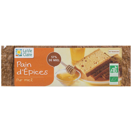 Pain d'épices 57% pur miel