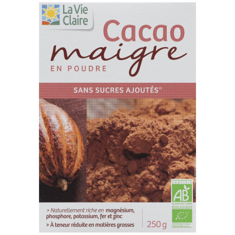 Cacao non sucré Leader Price - 250g