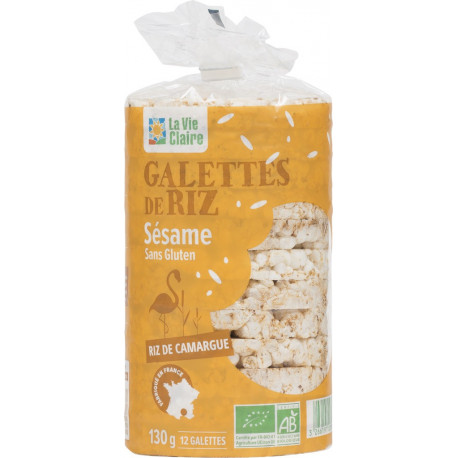 Galettes de riz au sésame