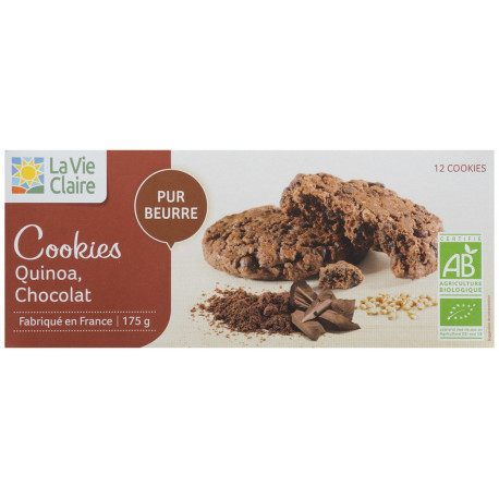 Cookies quinoa chocolat