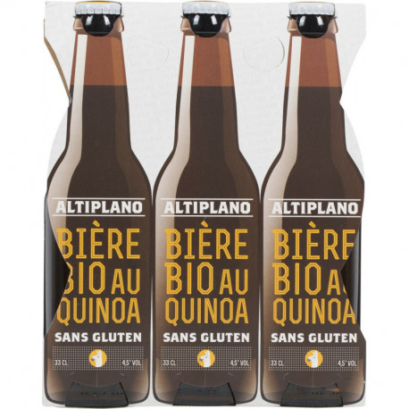 BIERE QUINOA S/GLUTEN 33CL X3